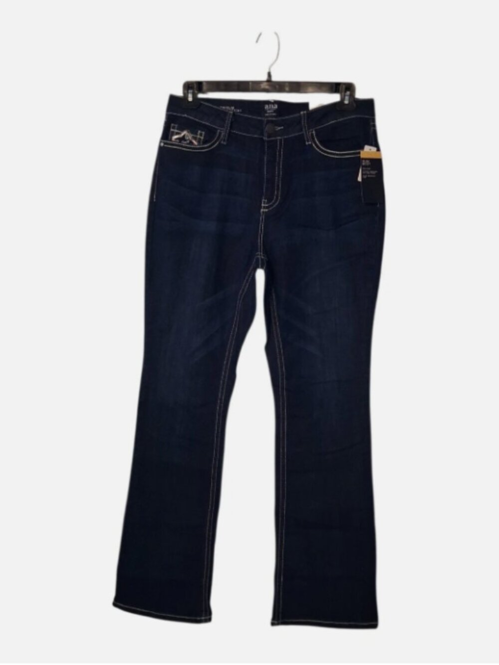 a.n.a A New Approach Jeans Womens 14W /32x32 Slim Bootcut Stretch Denim Blue $69